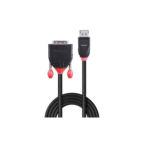 CABLE DISPLAY PORT TO DVI-D 1M/BLACK 41490 LINDY