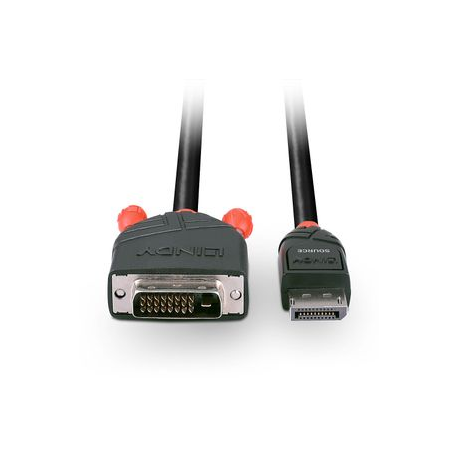 CABLE DISPLAY PORT TO DVI-D 1M/BLACK 41490 LINDY