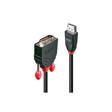 Lindy - DisplayPort cable - DisplayPort (M) to DVI-D (M) - 2 m - black - 0