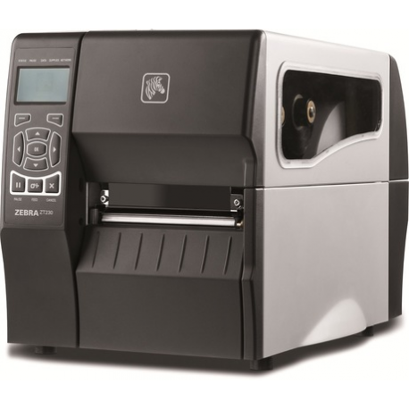 Zebra ZT230 - Label printer - thermal transfer - Roll (11.4 cm) - 203 dpi - up to 152 mm / sec - USB 2.0, LAN, serial - 2
