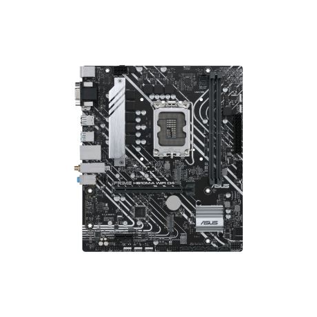 ASUS PRIME H610M-A WIFI D4 - Motherboard - micro ATX - LGA1700 Socket - H610 Chipset - USB 3.2 Gen 1, USB 3.2 Gen 2 - Gigabit LAN, Wi-Fi, Bluetooth - onboard graphics (CPU required) - HD Audio (8-channel) - 0