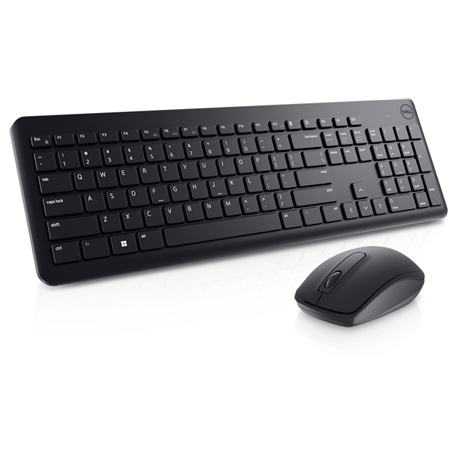 Dell Wireless Keyboard and Mouse KM3322W - Keyboard and mouse set - wireless - 2.4 GHz - QWERTY - Estonian - black - 1