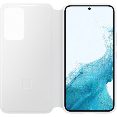 Samsung EF-ZS901 - Flip cover for mobile phone - white - for Galaxy S22 - 1