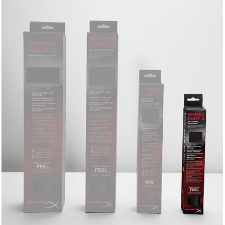 HyperX FURY S Gaming - Speed Edition - Mouse pad - medium - black - 1