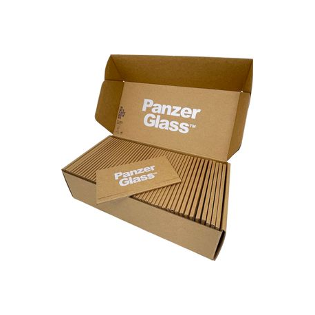 PanzerGlass Original - Screen protector for mobile phone - glass - frame colour black - for Apple iPhone 6, 6s, 7, 8, SE (2nd generation) - 2