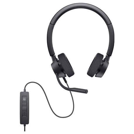 Dell Pro Stereo Headset WH3022 4 PIN USB Type A