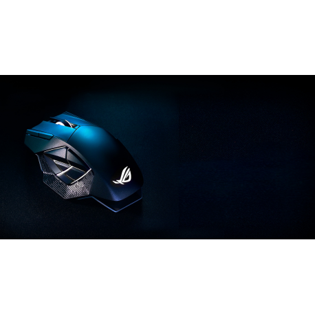 ASUS ROG Spatha X - Mouse - right-handed - optical - 12 buttons - wireless, wired - USB, 2.4 GHz - black - 4