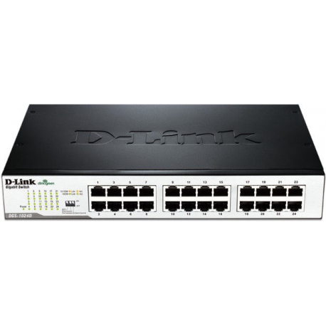 D-Link Switch DGS-1024D Unmanaged, Desktop, 1 Gbps (RJ-45) ports quantity 24, Power supply type Internal