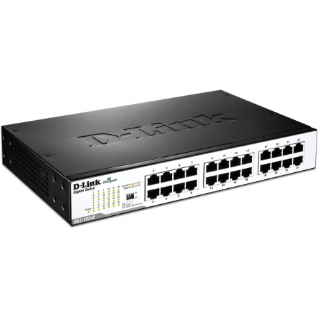 D-Link Switch DGS-1024D Unmanaged, Desktop, 1 Gbps (RJ-45) ports quantity 24, Power supply type Internal