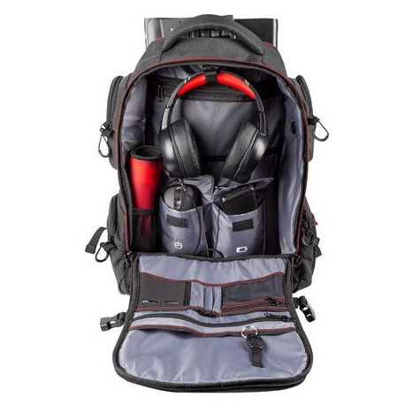 Genesis Pallad 550 - Notebook carrying backpack - 17.3" - black - 1