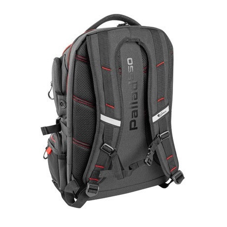 Genesis Pallad 550 - Notebook carrying backpack - 17.3" - black - 3