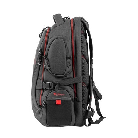 Genesis Pallad 550 - Notebook carrying backpack - 17.3" - black - 5