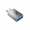 CHERRY - USB adapter - USB Type A (F) to USB-C (M) - USB 3.0 OTG - silver