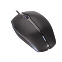 CHERRY GENTIX Illuminated - Mouse - right and left-handed - optical - 3 buttons - wired - USB - black