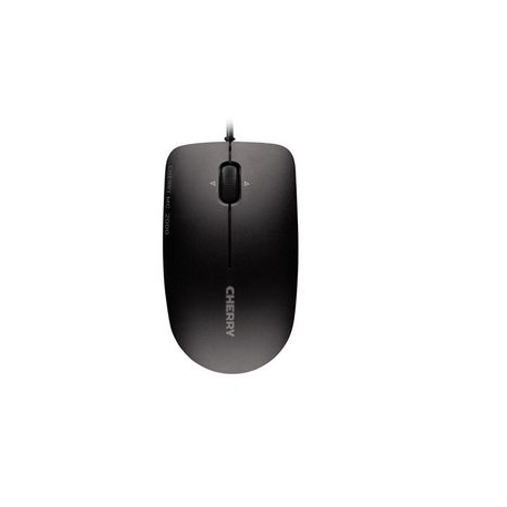 CHERRY MC 2000 - Mouse - right and left-handed - infrared - 3 buttons - wired - USB - black - 0