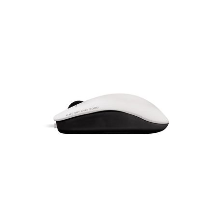 CHERRY MC 2000 - Mouse - right and left-handed - infrared - 3 buttons - wired - USB - grey - 1