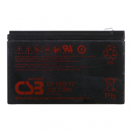 CSB GP1272 - UPS battery - 1 x battery - Lead Acid - 7.2 Ah - 3