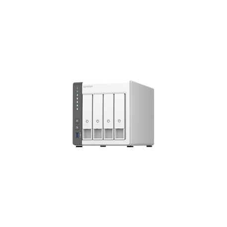 QNAP TS-433 - NAS server - 4 bays - rack-mountable - SATA 6Gb/s - RAID 0, 1, 5, 6, 10, 50, JBOD, 60 - RAM 4 GB - Gigabit Ethernet / 2.5 Gigabit Ethernet - iSCSI support - 0