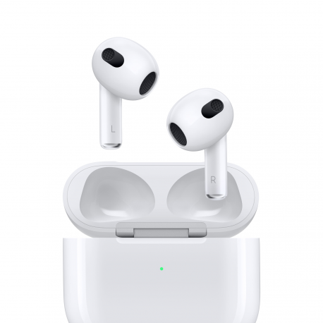 Apple AirPods - 3rd generation - true wireless earphones with mic - ear-bud - Bluetooth - for iPad / iPhone / iPod / TV / Watch - 0