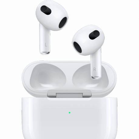 Apple AirPods - 3rd generation - true wireless earphones with mic - ear-bud - Bluetooth - for iPad / iPhone / iPod / TV / Watch - 1