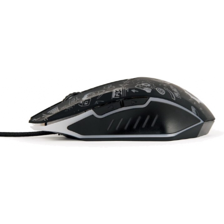 GEMBIRD MUS-6B-GRAFIX-01 6-button optical LED mouse black