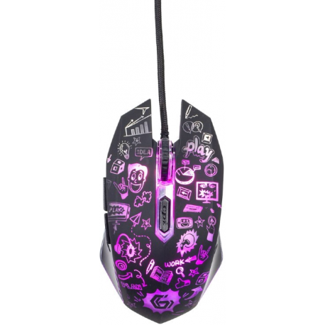 GEMBIRD MUS-6B-GRAFIX-01 6-button optical LED mouse black
