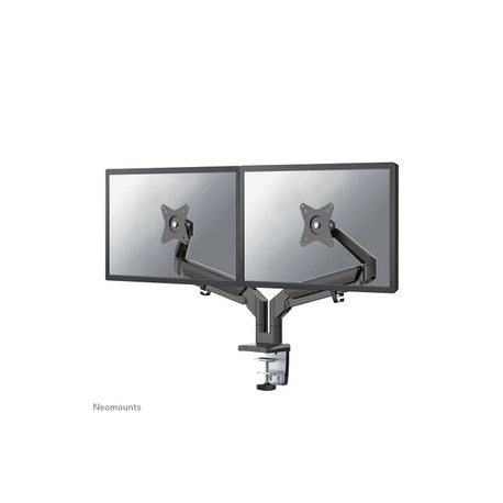 Neomounts by Newstar DS70-810BL2 - Mounting kit (desk mount) - for 2 LCD displays (full-motion adjustable dual arm) - black - screen size: 17"-32" - clamp mountable, grommet - 0