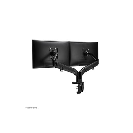 Neomounts by Newstar DS70-810BL2 - Mounting kit (desk mount) - for 2 LCD displays (full-motion adjustable dual arm) - black - screen size: 17"-32" - clamp mountable, grommet - 6