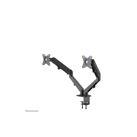 Neomounts by Newstar DS70-700BL2 - Mounting kit (desk mount) - for 2 LCD displays (full-motion adjustable dual arm) - black - screen size: 17"-27" - clamp mountable - 1