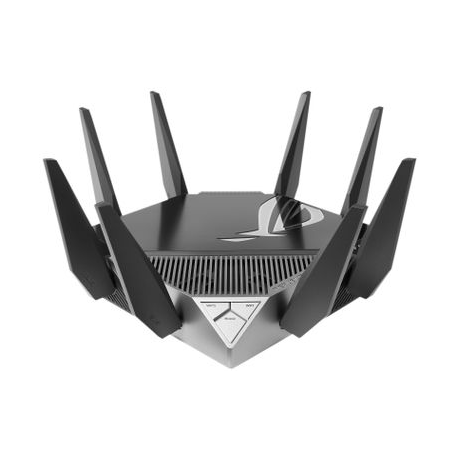ASUS ROG Rapture GT-AXE11000 - Wireless router - 4-port switch - GigE, 2.5 GigE - WAN ports: 2 - 802.11a / b / g / n / ac / ax - Multi-Band - 8