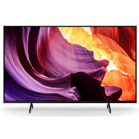 Sony KD-50X80K - 50" Diagonal Class (49.5" viewable) - X80K Series LED-backlit LCD TV - Smart TV - Google TV - 4K UHD (2160p) 3840 x 2160 - HDR - Direct LED - black - 0