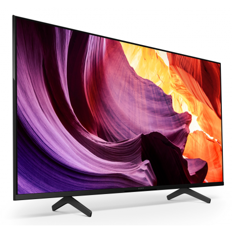 Sony KD-50X80K - 50" Diagonal Class (49.5" viewable) - X80K Series LED-backlit LCD TV - Smart TV - Google TV - 4K UHD (2160p) 3840 x 2160 - HDR - Direct LED - black - 1
