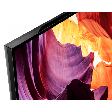 Sony KD-50X80K - 50" Diagonal Class (49.5" viewable) - X80K Series LED-backlit LCD TV - Smart TV - Google TV - 4K UHD (2160p) 3840 x 2160 - HDR - Direct LED - black - 3