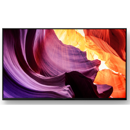 Sony KD-50X80K - 50" Diagonal Class (49.5" viewable) - X80K Series LED-backlit LCD TV - Smart TV - Google TV - 4K UHD (2160p) 3840 x 2160 - HDR - Direct LED - black - 5
