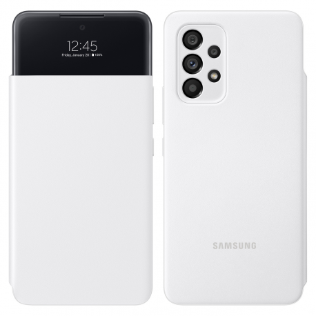 Samsung S View EF-EA536 - Flip cover for mobile phone - white - for Galaxy A53 5G - 0