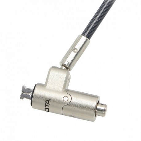 DICOTA - Security cable lock - ultra slim - silver - 2 m - 2