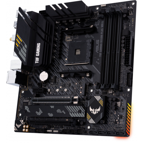ASUS TUF GAMING B550M-PLUS WIFI II - Motherboard - micro ATX - Socket AM4 - AMD B550 Chipset - USB-C Gen2, USB 3.2 Gen 1, USB 3.2 Gen 2 - 2.5 Gigabit LAN, Wi-Fi 6, Bluetooth - onboard graphics (CPU required) - HD Audio (8-channel) - 4