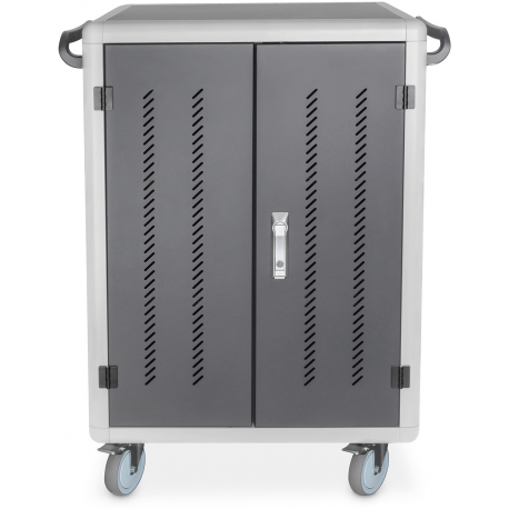 DIGITUS DN-45002 - Cart (charge only) - for 30 tablets / notebooks - lockable - steel - black, RAL 9005 - screen size: up to 15.6" - output: 5 V - 0