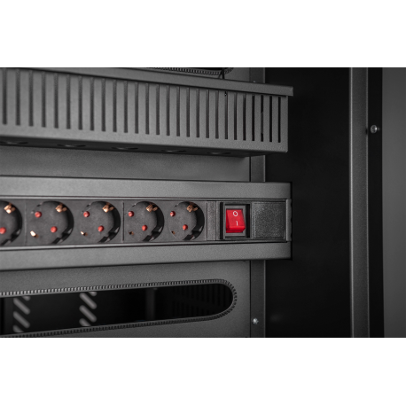 DIGITUS DN-45002 - Cart (charge only) - for 30 tablets / notebooks - lockable - steel - black, RAL 9005 - screen size: up to 15.6" - output: 5 V - 5