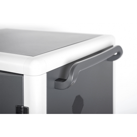 DIGITUS DN-45002 - Cart (charge only) - for 30 tablets / notebooks - lockable - steel - black, RAL 9005 - screen size: up to 15.6" - output: 5 V - 6