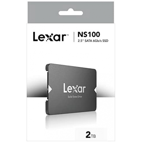 Lexar NS100 - SSD - 2 TB - internal - 2.5" - SATA 6Gb / s - 3