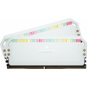 CORSAIR Dominator Platinum RGB - DDR5 - kit - 32 GB: 2 x 16 GB - DIMM 288-pin - 6200 MHz / PC5-49600 - CL36 - 1.3 V - white