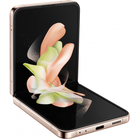 Samsung Galaxy Z Flip4 - 5G smartphone - dual-SIM - RAM 8 GB / Internal Memory 256 GB - OLED display - 6.7" - 6.7" - 2640 x 1080 pixels 2640 x 1080 pixels (120 Hz) - 2x rear cameras 12 MP, 12 MP - front camera 10 MP - pink gold - 9