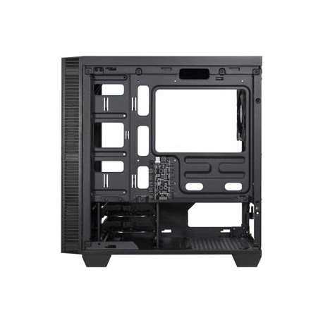 Chassis INTER-TECH X-608 INFINITY MICRO, microATX, RGB, Front and Side Tempered