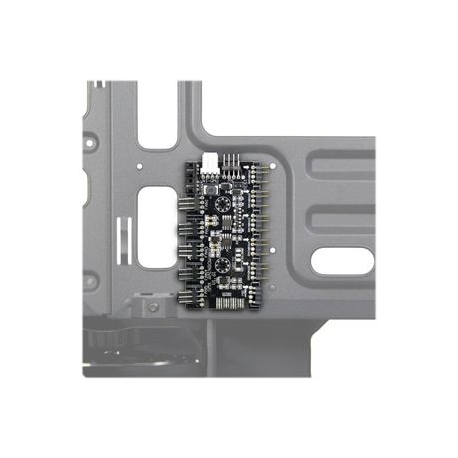 Chassis INTER-TECH X-608 INFINITY MICRO, microATX, RGB, Front and Side Tempered