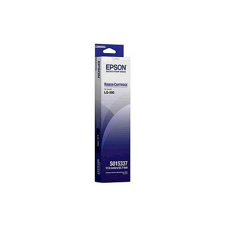 Epson - Black - print ribbon - for LQ 590, 590II, 590IIN - 1