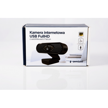 GEMBIRD CAM-FALCON web-camera Full HD 1080P USB with auto-focus