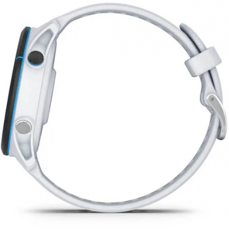 Garmin Forerunner 255 Music - 46 mm - sport watch with strap - silicone - wrist size: 130-205 mm - display 1.3" - 4 GB - Bluetooth, Wi-Fi, ANT+ - 49 g - black, whitestone - 4