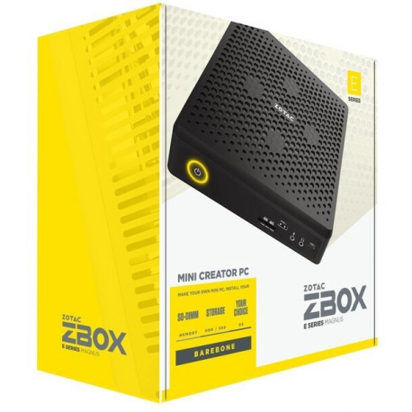 ZOTAC ZBOX EN072080S-BE Barebone Intel Core i7-10750H NVIDIA RTX2080 SUPER 2xDDR4 SODIMM slots M2 SSD slot 2.5inch WIFI