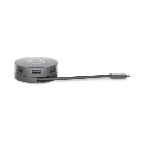 Dell 6-in-1 USB-C Multiport Adapter DA305 0.12 m, Grey, USB Type-C
